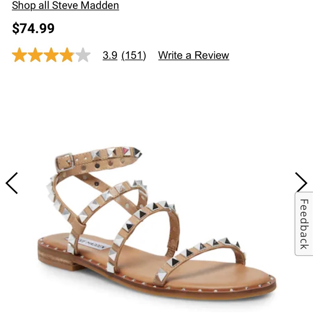 Steven Madden Travel Sandal - tan